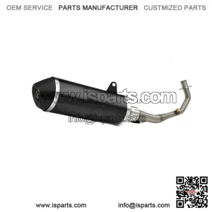Dark Black Complete Exhaust for Honda Forza 125 (2015-2020)