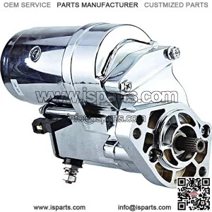 DB Electrical 410-22073 Chrome 2.4KW Starter Compatible With/Replacement For Harley Davidson Motorcycles (Dyna, Fatboy, Softail & Heritage) 31553-94 31559-99A