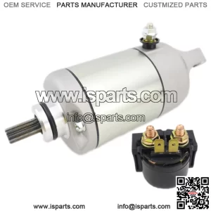 21163-1321 Starter & Relay for KAWASAKI Teryx 750 KRF750 2008-2010 SMU0280 18719 (For: More than one vehicle)