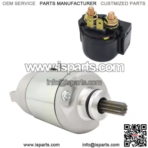 Teryx 750 Starter Motor with Relay for Kawasaki 4x4 KRF750 2008-2013 18719 (For: More than one vehicle)
