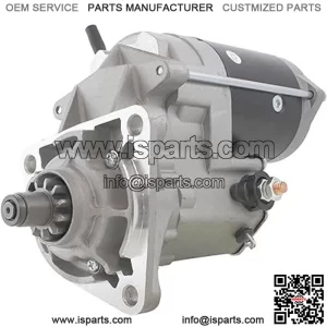New Premium 12V 3.0KW Starter fits Isuzu Med Hvy Truck FSR FTR FVR NPR NRR 3.6L-6.5L 236-396cid 1986-1994 94039465 94052175 8971197490 8971740430 01280493 128000-0490 128000-0491 128000-0492 16881N