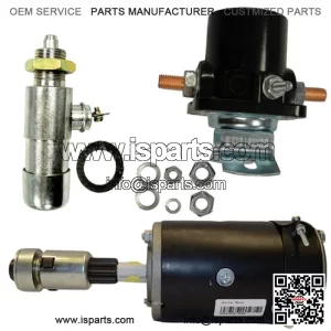 6V Starter Kit - Starter w/ Drive Solenoid Switch - Fits Ford 8N & 9N Tractors