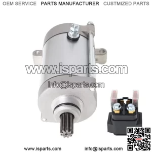 Starter & Relay Solenoid for Yamaha Rhino 660 YXR660 2004 2005 2006