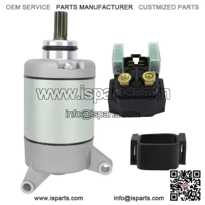 Starter & Relay for Yamaha YFZ450 2004-09 12-13 5TG-81890-00-00 18761 410-54071