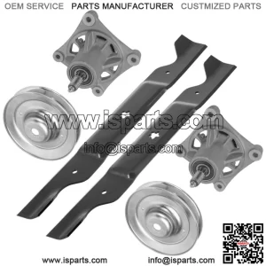 Spindle Blade & Pulley for Husqvarna LSZ4622 LSZ5422 EZ5224 EZ5226 46" 52" 54"