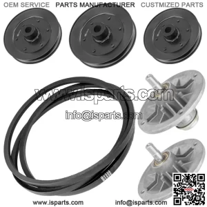 Deck Spindle w/ Pulley & Belt for Toro 71208 71217 71220 71223 71198 71242 38"