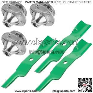 Deck Spindle & Blade for John Deere Z510A Z710A Z910A Z915B Z920 ZTrak 48"