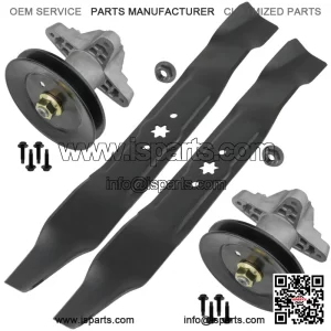 Deck Spindle Pulley Blade For White Outdoor LT1650 ZT-17 ZT-42 Lawn Tractor 42"