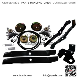 Mower Deck Rebuild Kit Brake Idler Arms Springs Spindles Pulleys Bel