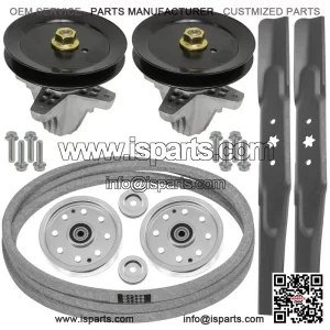 42" Deck Spindle Blade Belt Pulley Rebuild Kit for Cub Cadet LTX1040 42" Deck