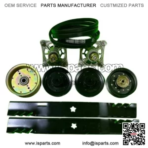 Husqvarna 46" RZ4623 Mower Deck Rebuild Kit - Includes Spindles, Belt, Blades & Pulleys