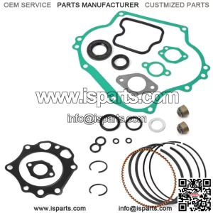 ENGINE REBUILD GASKET KIT RINGS & SEALS For KAWASAKI MULE 500 520 550 1990-2004  (For: More than one vehicle)