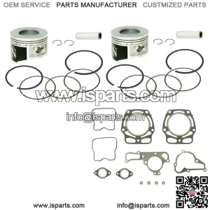 Namura Top-End Repair Kit for 1994-20 Kawasaski KAF620 - 77.45mm - NA-20062-6K (For: More than one vehicle)