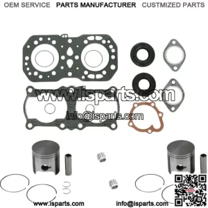 2001-2011 Polaris 500 Widetrax LX 72 mm STD BORE SPI Moly Piston Kits Rebuild (For: Polaris WideTrak LX)