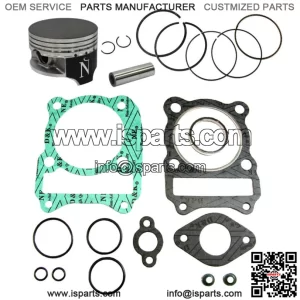 Standard Bore Piston, Gasket Kit for Suzuki Ozark 250 Quadsport Z250 66mm