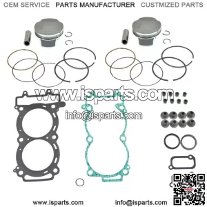Standard Bore Size A Top End Kit for Polaris RZR 900 fits 2011-2014 93mm