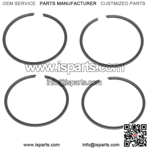 2  Piston Ring Kits for Polaris many 1986-2006 500 Sleds Standard Bore 72mm