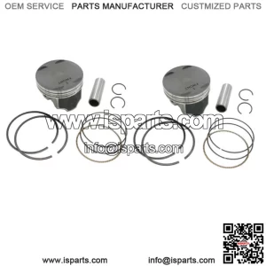 2  .020 Over Bore Piston Kits for Kawasaki KFX700 & Prairie 700 82.5mm