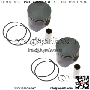 2  Standard Bore HyperDryve Piston Kits for Polaris 800 Snow 2017-2023 85mm