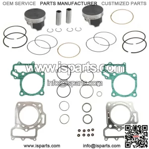 Standard Bore Pistons & Gasket Kit for Arctic Cat 650 V2 V-Twin 80mm