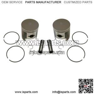 2  Standard Bore Piston Kits for Arctic Cat 500 Snow fits Many 1976-1988 70mm