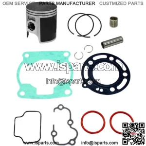 .040 Over Bore Piston Bearing Gasket Kit for Kawasaki 1998-2000 KX80 49mm