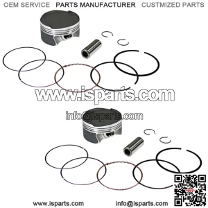 2  Piston Kits for Can-Am 2011-2018 1000 Standard Bore 91mm