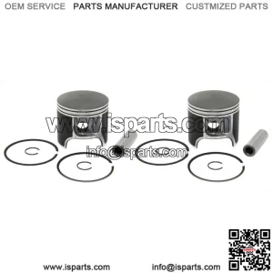 2  Piston Kits for Polaris 700 Indy XC XC SP Pro X Standard Bore 81mm