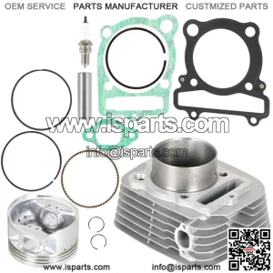 For 1987-2004 Yamaha Warrior 350 Cylinder Piston Gasket Top End Kit