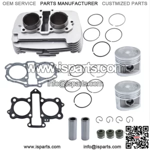 For Honda Rebel 250 CMX250 Engine Cylinder Assembly Replacement  Piston Gasket