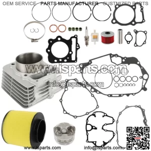 For Honda Trx400ex SporTrax Cylinder 397cc Piston Ring Top End Kit 1999-2008