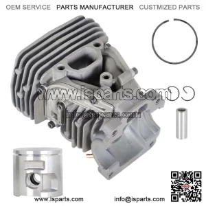 For Husqvarna 455 Rancher 455E 460 Chainsaw 537 47mm Bore Piston Cylinder Kit
