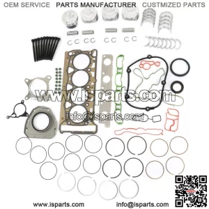 Engine Repair Pistons Gaskets Bearing Overhaul Kit for 2.0TFSI Audi VW CDN CCZB