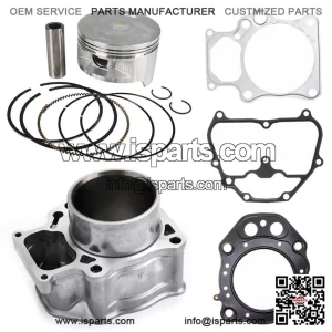 Cylinder Piston Gasket Top End Rebuild Kit for Honda Rancher TRX420 2007-2018