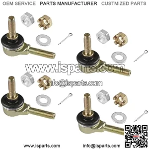 Two Sets Of Tie Rod End Kit Compatible with Kawasaki Kvf400A Kvf400C Prairie 400 4X4 1997 1998 1999 2000