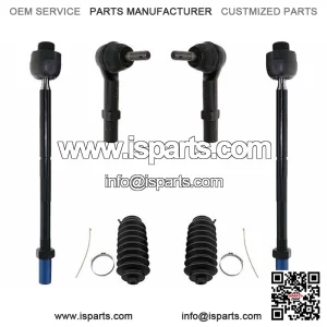 For 2007-2013  Silverado 1500 Tie Rod End Set Detroit Axle 24519GF (For:  Silverado 1500)
