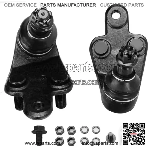 2PC Front Lower Ball Joint Kit K500043 K500044 for Toyota Avalon 2005-2018, Camry 2007-2017, Press in Ball Joints Front Lower for Lexus ES300h 2013-2018, ES350 2007-2018