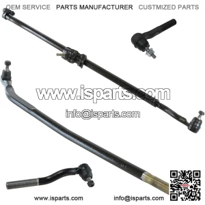 4 Piece Kit Inner Outer Tie Rod End Drag Link LH RH for 07-16 JK Wrangler
