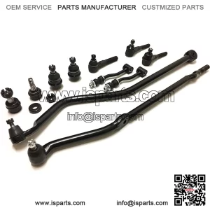 11 PC Suspension Kit for Jeep Cherokee 1991/2001, Comanche 1991/1992, Upper & Lower Ball Joints, Inner Tie Rod, Outer Tie Rod LH Track Bar, Drag Link and Sway Bar Link Compatible with 2WD-4WD