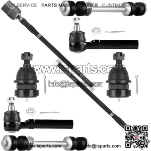 8pcs Front Suspension Kit Lower Ball Joints Inner Outer Tie Rod Ends Sway Bar Link Kits For Ford For Mustang 1994-2004 EV127 ES3184 K8749 K8848