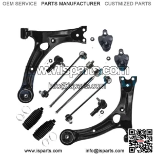 Front Lower Control Arm Tierod Sway Bar for 2003-2008 Pontiac Vibe Toyota Matrix