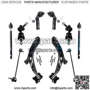 Front Lower Control Arm Sway Bar Tie Rod for 2004-2009 Mazda 3 5 Non Turbo