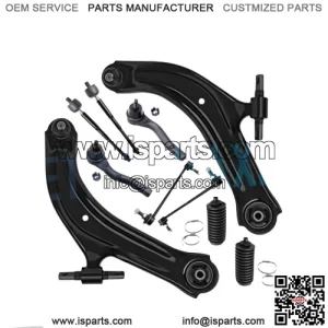 Front Lower Control Arm + Tie Rod + Sway Bar for 2007-2012 Nissan Sentra