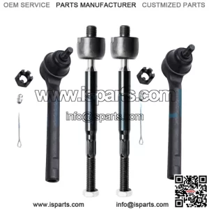 Front Outer Inner Tie Rod End for 2005 2006 2007 2008 2009 2010 Honda Odyssey