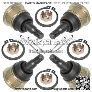 for Yamaha YFZ450X 10-11/ YFZ450 2004-13 Upper and Lower A-Arm Ball Joints 4 Pcs