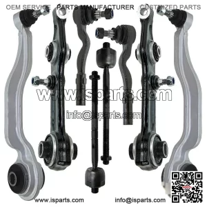 MERCEDES E-CLASS W211 Control Arm + Tie Rod Ends Complete Set