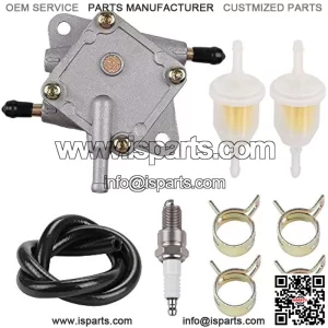 72021-G01 Golf Cart Fuel Pump for EZGO 295cc & 350cc Golf Carts TXT & Medalist 4-cycle models 1994-UP with Fuel Line Spark Plug