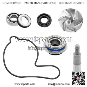 Water Pump Impeller Bearing Seal Shaft Kit for Honda TRX450R 2004 2005 2006-2009