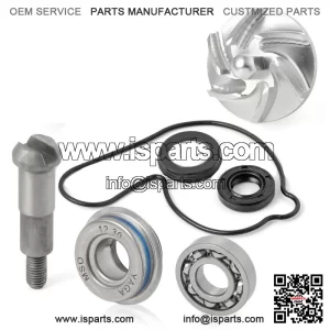 04-09 for Honda TRX450R Billet CNC Hi-Flow Water Pump Impeller Shaft Rebuild Kit