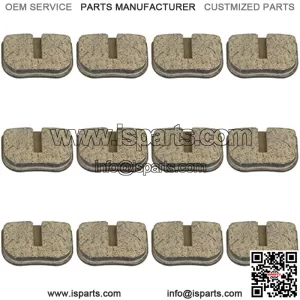 Mini Bike Brake Pads Disc Brake Pads for 79cc 97cc 100cc Coleman CT100U CC100X Baja Doodle Bug DB30 Motovox MBX10 Monster Moto MMB80 MMB105 49cc SYX Moto Mototec Pocket Dirt Bike ATV Parts